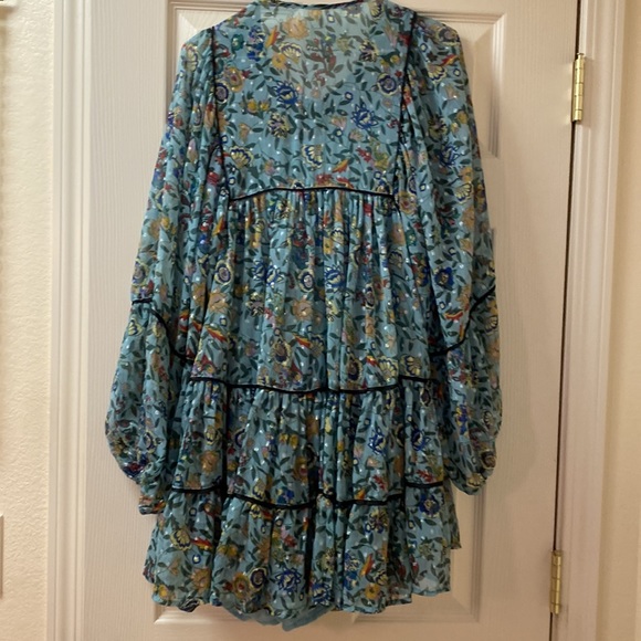 Free People Dress with Ruffles Size Medium - Picture 4 of 4